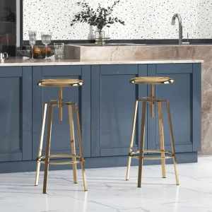 Atlas Industrial Bar Stools Set of 2.