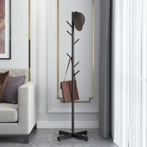 Free-Standing Clothes and Hats Rack